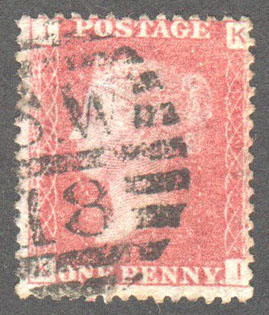 Great Britain Scott 33 Used Plate 97 - KI - Click Image to Close